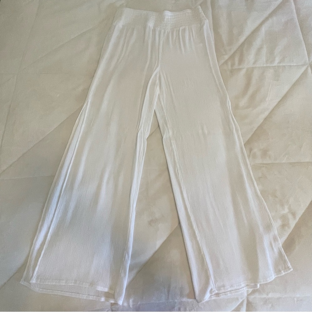 Shade & Shore White Beach Pants